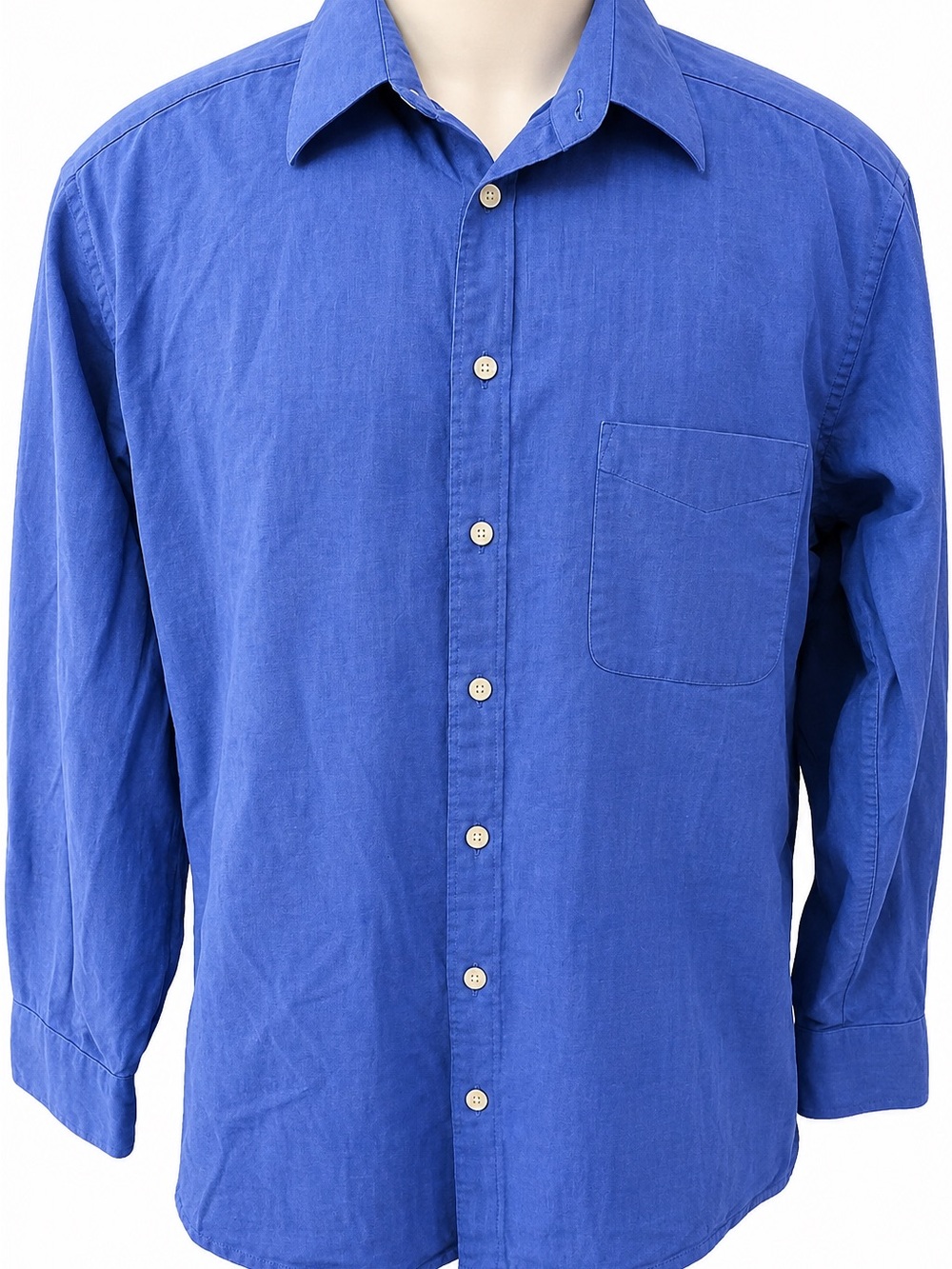 Joseph & Feiss International Men’s 100% Combed Cotton Button-Down Shirt - Picture 2 of 4
